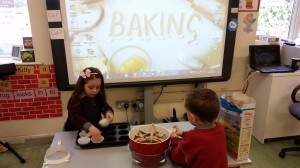 We loved making Rice Krispie buns.