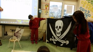  Captain Jack's pirate flag. 